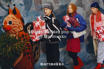 Marimekko's "Magical holiday pop-up by Marimekko" Comes to Isetan Shinjuku from November 4