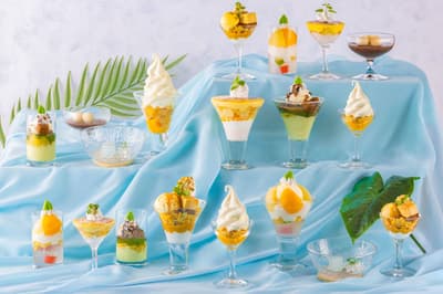 福岡太陽宮大飯店 & 大廳推出「夏季聖代吃到飽 Season 2」，全新蜜桃聖代登場