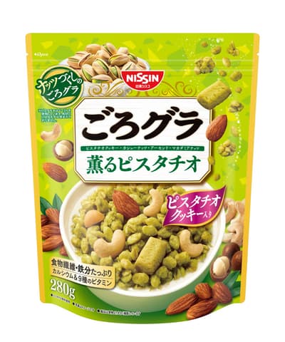 日清 Cisco 為「Goro Gura」燕麥片系列增添香濃開心果風味，8 月 3 日上市