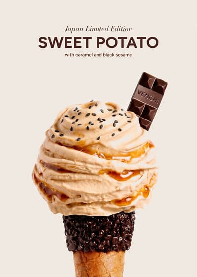 Venchi Meluncurkan Gelato "Sweet Potato" Eksklusif Jepang pada 29 Oktober
