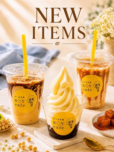 Gokayama Tofu SOYcafe lanza tres nuevos artículos de verano enfocados en la salud en Tenjin, Fukuoka