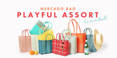 Letra Introduces PLAYFUL ASSORT, a New One-of-a-Kind Mercado Bag Collection for Summer