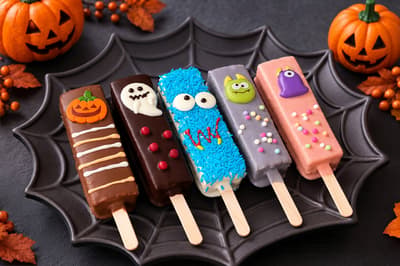 Las barritas de Baumkuchen estilo paleta de Okashi no Taiyo presentan dos nuevos diseños este año