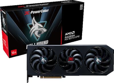 PowerColor, 트리플 팬 오버클럭 그래픽 카드 'RX9070GRE 12G-L/OC' 출시