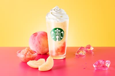 日本星巴克將於 3 月 18 日推出完熟白桃 My Fruits³ Frappuccino®