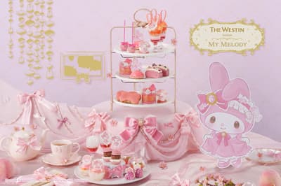 My Melody's Summer Peach Afternoon Tea "My Melody Peach Tea Party" at The Westin Hotel Sendai