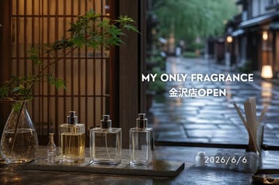 京都定制香水店 MY ONLY FRAGRANCE 将于 6 月 6 日在金泽观音町开业