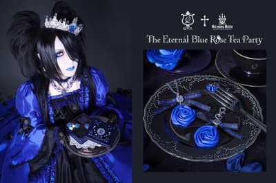 Q-pot. × Moi-même-Moitié Merilis Koleksi Kolaborasi "The Eternal Blue Rose Tea Party"