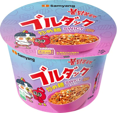 New "Swicy" Flavor Joins the Buldak Stir-Fried Noodles Series — Buldak Swicy Stir-Fried Noodles BIG Cup Launches First in Japan at FamilyMart on August 18