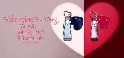 ajew 於 2 月 6 日推出情人節限定系列，包括全新唇膏盒吊飾