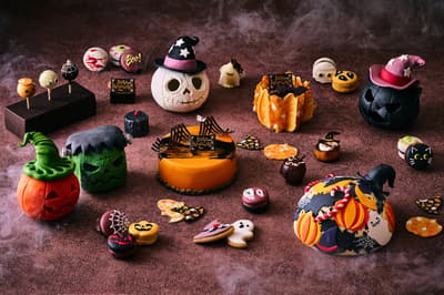 Grand Hyatt Tokyo's Halloween Sweets & Bread Collection Serves Up a Chocolate-Dome Cake and a Whole Edible Jack O Lantern
