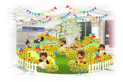 Monchhichi Brings Its First-Ever Collab Decorations to Whity Umeda for "Monchhichi's Fun Fun Summer!"