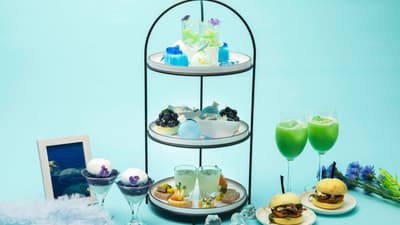 札幌王子大飯店推出以北海道之藍為靈感的夏季限定「蒼景」下午茶