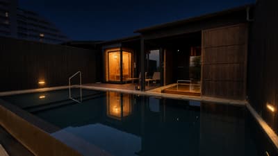 HOSHINO-OTO in Kyoto's Amanohashidate Adds Private Sauna to Room with Gold and Silver Natural Hot Springs