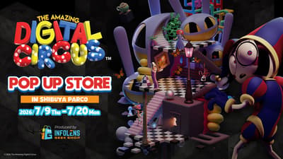 The Amazing Digital Circus POP UP STORE Opens at Shibuya PARCO to Celebrate the Final Episode