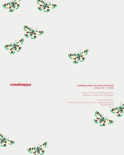 Madhappy Tokyo 原宿店，將於 10 月 30 日及 31 日舉辦週年特別活動慶祝一週年