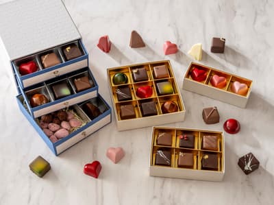 横滨洲际大酒店推出“Chocolat Valentine”系列，包含18种口味的Bonbon巧克力，其中包括4种全新口味