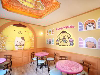 POMPOMPURIN 30周年纪念活动在Harmonyland盛大开幕，以派对为主题欢庆