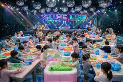大阪岸和田WHATAWON举办为期11天的史莱姆仙境活动