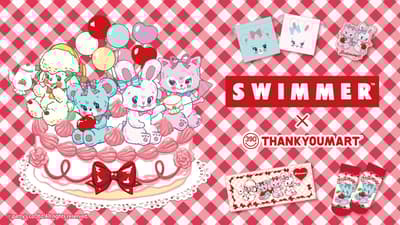 SWIMMER × Thank You Mart 聯名商品將於五月初上市－全品項均一價390日圓