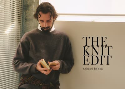 JOURNAL STANDARD relume Releases Knit Series Made with Premium Merino Wool from Australia's Collinsville