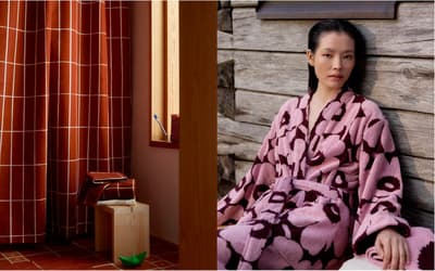 คอลเลกชันของใช้ในบ้าน Unikko และ Tiiliskivi ใหม่จาก Marimekko มาในโทนสีชมพูและสีดินเผาอันงดงาม