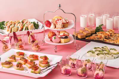 舞滨豪景酒店HULIC的春季下午茶自助餐“草莓花瓣”3月7日起登场