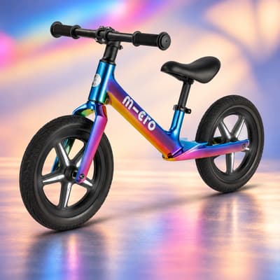 เปิดตัวจักรยานขาไถสำหรับเด็ก "Micro Kick Bike Ultra LED" มาพร้อมเฟรมแมกนีเซียมและล้อ LED