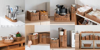 恰到好處的收納，在哪裡都好看 - 用KEYUCA的可水洗PP藤編系列整理您的新年