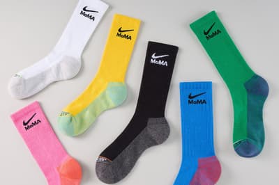 MoMA設計商店推出六色Nike MoMA Everyday襪款