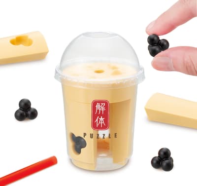 珍珠奶茶化身解剖拼圖！MegaHouse推出解體拼圖Lite 珍珠奶茶拼圖