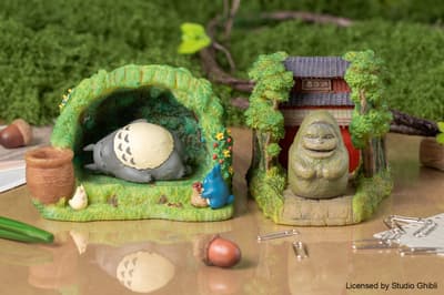 Donguri Kyowakoku Releases Two Diorama Items with Paperweights Inspired by My Neighbor Totoro and Spirited Away, from August 22, 2026