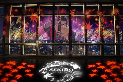 Tokyo Tower Teams Up With NAKED for a SEKIRO: NO DEFEAT Projection Mapping Show