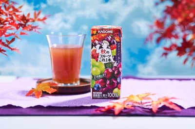 Kagome Launches Seasonal "Autumn Fruits Kore Ippon Grape & Mixed Berry Blend" Juice