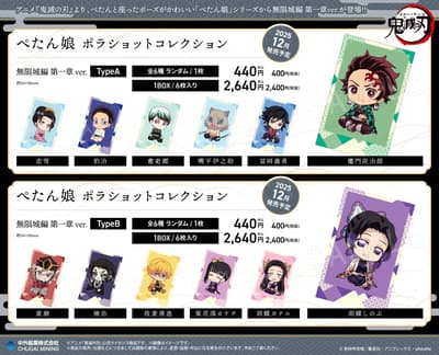 《鬼滅之刃》無限城篇第一章Petan Musume系列新品開放預購