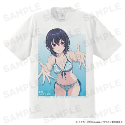 TV Anime "I Made Friends with the Second Prettiest Girl in My Class" T-Shirts, Character Rubber Mats, B2 Tapestries, and Acrylic Character Stands Now Available for Pre-Order