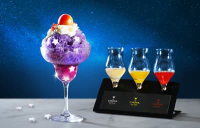Dancing Stars in the Night Sky Shaved Ice Launches at The CHOYA Ginza BAR