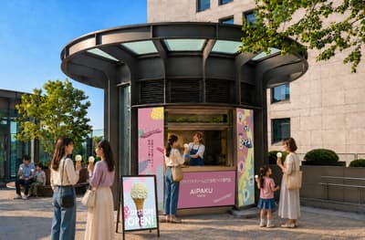 あいぱく® TOKYO Popup Opens at Tokyo Midtown Hibiya with Craft Soft Cream This Summer