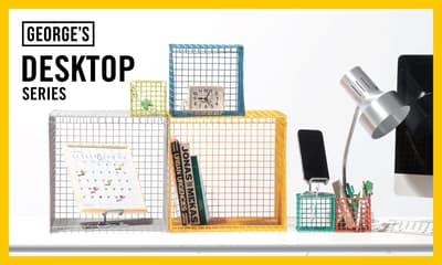 GEORGE'S Launches '80s-Inspired Desktop Series in Pop Colors and Motifs
