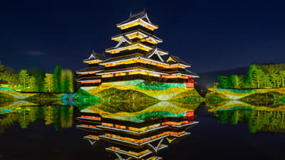 2025-2026年松本城光雕投影秀回归，点亮日本国宝