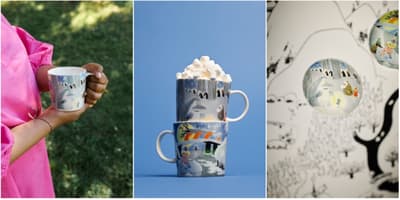 Moomin Arabia Merilis Mug dan Piring Winternight Glow bersama Moomin Museum pada 28 Oktober