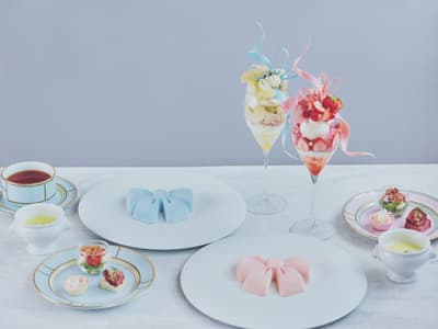 SALON BAKE & TEA and Sweets Prince Ide-kun Team Up for Winter "Ribbon Season" Afternoon Tea and Parfaits