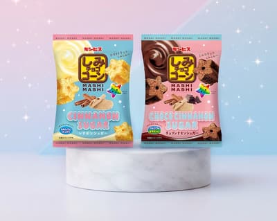 Ginbis Adds Cinnamon Flavors to "Shimi Choco Corn MASHIMASHI," Plus New Fall Treats From "Tabekko Doubutsu"
