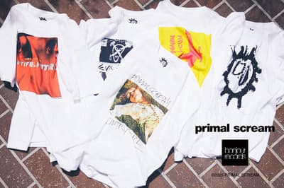 Camiseta oficial de Primal Scream para bonjour records