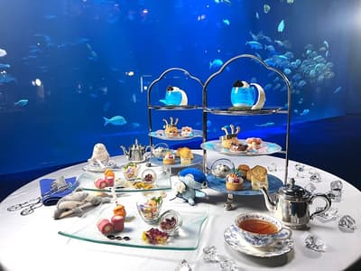 JR Hotel Clement Tokushima Debuts a Shikoku Aquarium-Themed "Sea of Sweets" Afternoon Tea
