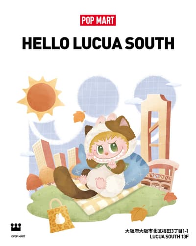 POP MART Opens at LUCUA SOUTH in Osaka on November 24, With the First SKULLPANDA Monument in the Osaka Area