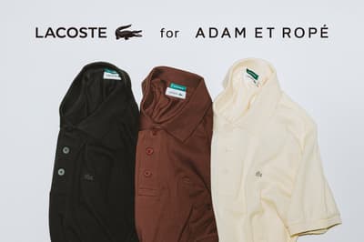 LACOSTE for ADAM ET ROPE' 限定Polo衫再度回归——预购现已开启