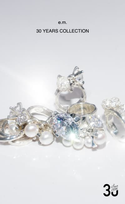 Jewelry Brand e.m. Celebrates 30 Years With New and Limited Collections From November, With Early Release at Laforet Museum Harajuku in October