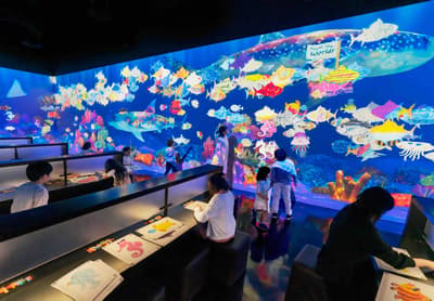 teamLab's Sketch Aquarium: Connected World Opens in Onagawa, Miyagi