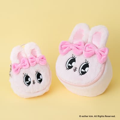 Esther Bunny 推出全新毛茸茸可爱脸蛋包与化妆包，7月21日发售